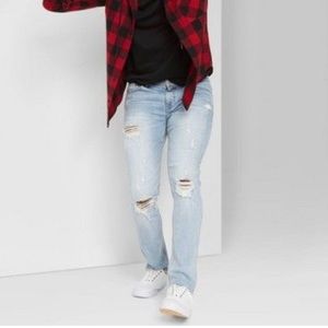 Men's Slim Fit Taper Jeans - Original Use Light Blue 34x30 NWT